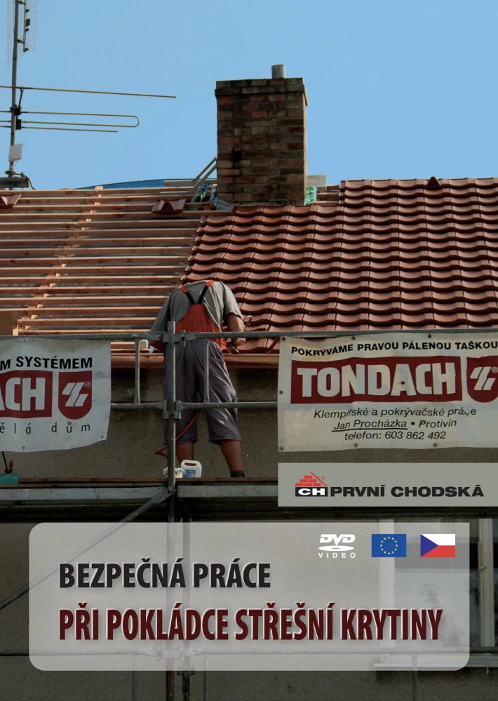 Bezpečná práce při pokládce střesní krytiny