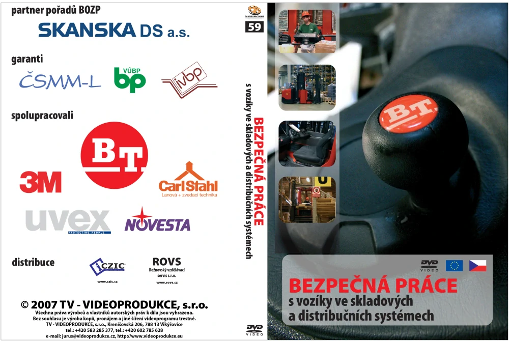 Bezpečná práce - s vozíky ve skladových a distribučních systémech