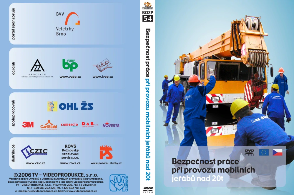 Bezpečná práce - při provozu mobilních jeřábů nad 20t