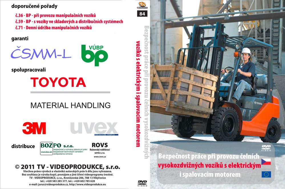 Bezpečnost práce při provozu čelních vysokozdvižných vozíků