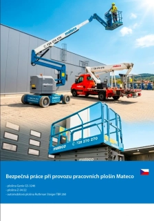 Bezpečná práce při provozu pracovních plošin Mateco