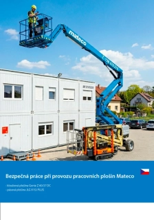 Bezpečná práce při provozu pracovních plošin Mateco